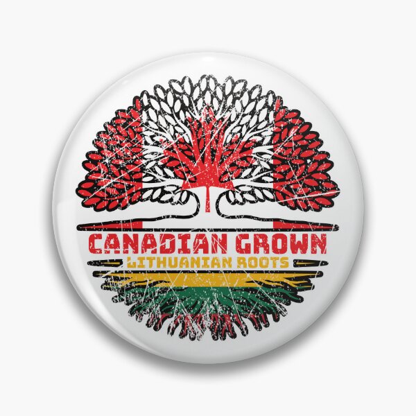 Item preview, Lithuania Lithuanian Canadian Canada Tree Roots Flag designed and sold by FlagX.
