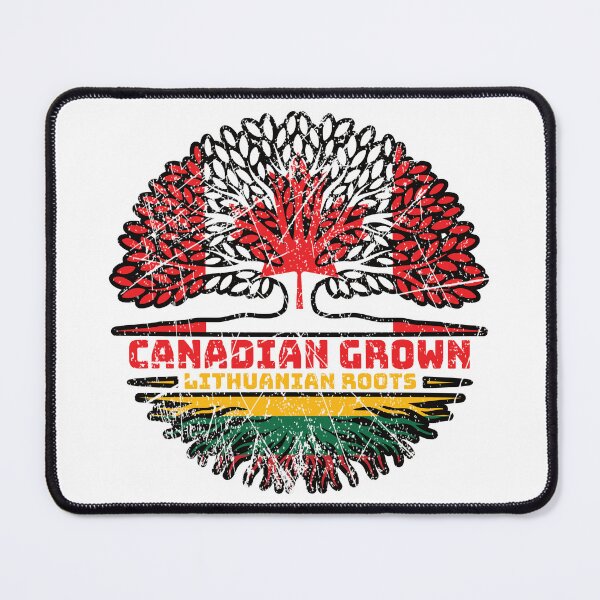Item preview, Lithuania Lithuanian Canadian Canada Tree Roots Flag designed and sold by FlagX.