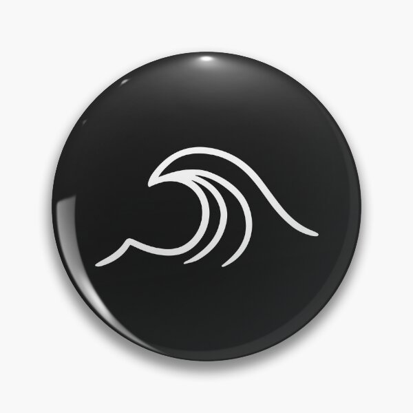 Item preview, Simple Wave Logo - White Version designed and sold by SommersethArt.