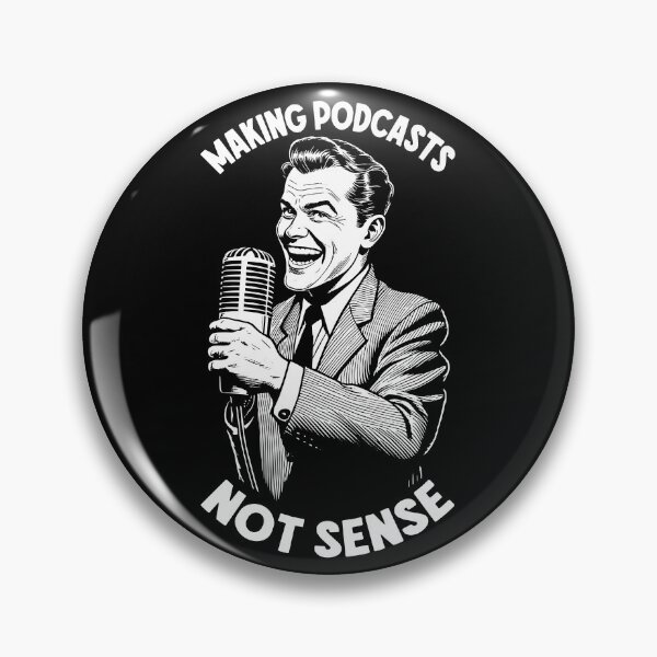 Item preview, Making Podcasts Not Sense Funny Podcast Host Microphone designed and sold by GrandeDuc.