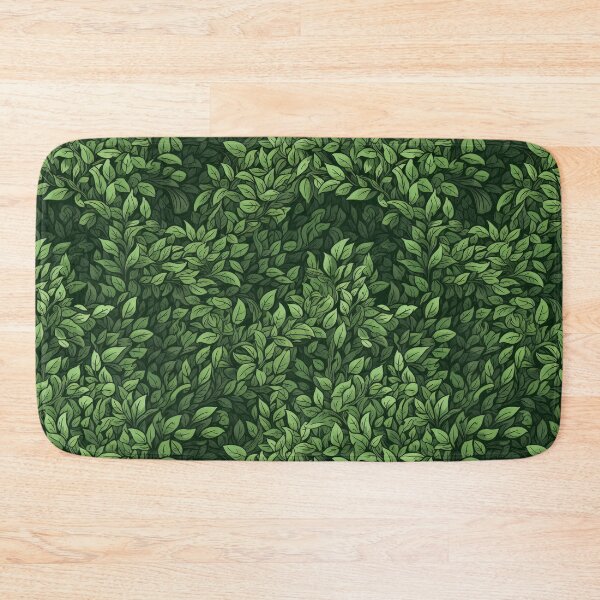 Item preview,  Stylized green hedge. A pattern with green bushes in a drawn style. For enthusiasts of healthy eating and ecology. designed and sold by SculpterioShop.