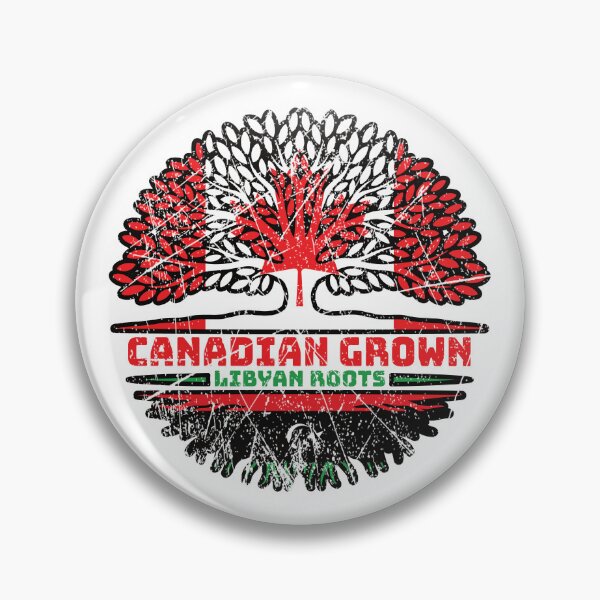 Item preview, Libya Libyan Canadian Canada Tree Roots Flag designed and sold by FlagX.