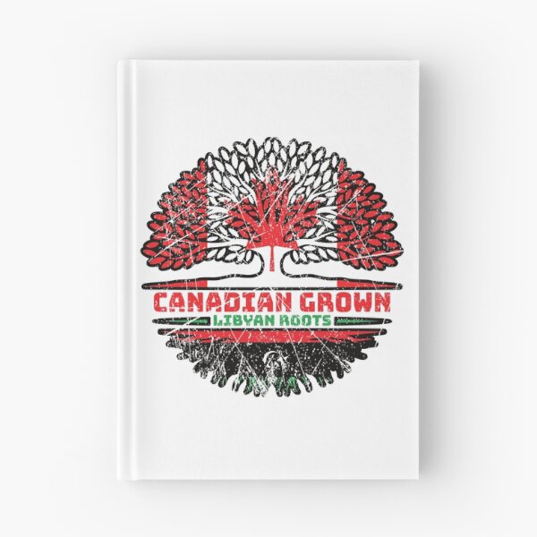 Item preview, Libya Libyan Canadian Canada Tree Roots Flag designed and sold by FlagX.