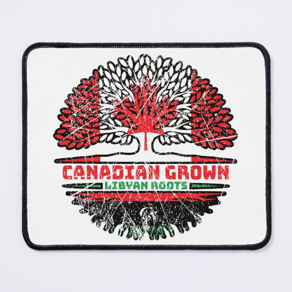 Item preview, Libya Libyan Canadian Canada Tree Roots Flag designed and sold by FlagX.