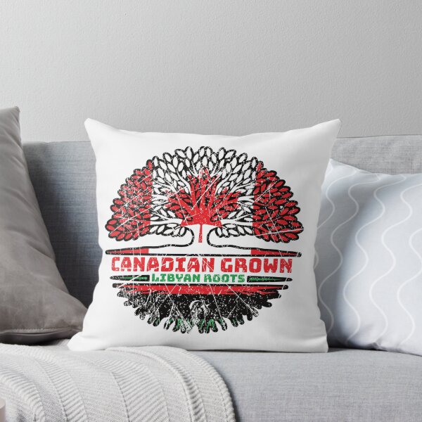 Item preview, Libya Libyan Canadian Canada Tree Roots Flag designed and sold by FlagX.