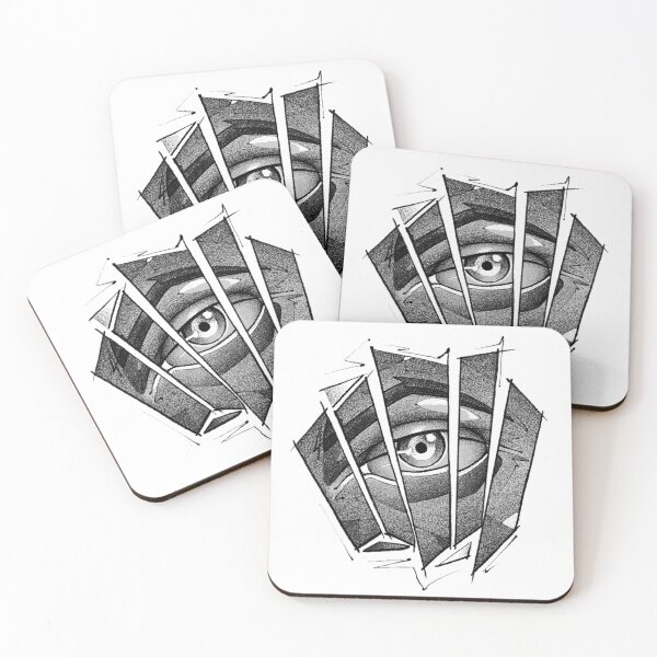 Item preview, SHATTERED EYE | Sketchy Dot Work Design designed and sold by Aléxis d’Almeida.