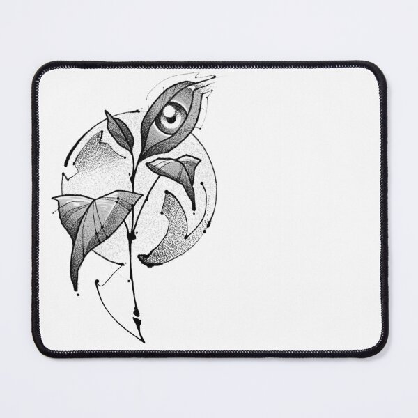 Item preview, BLOOMING EYE | Sketchy Dot Work Design designed and sold by Aléxis d’Almeida.