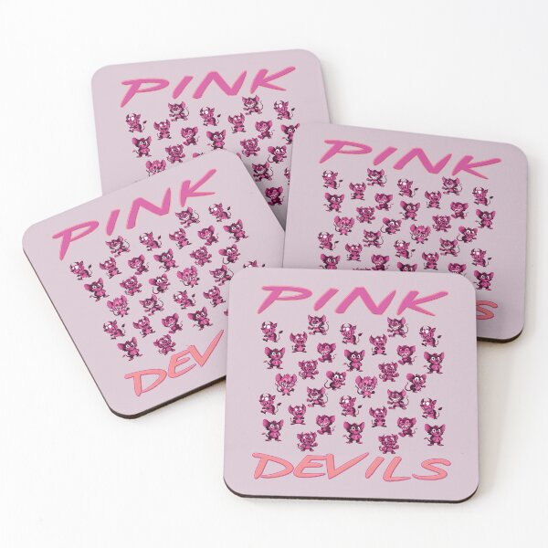 Item preview, Funny pink devils pattern design designed and sold by AlchemyColor.