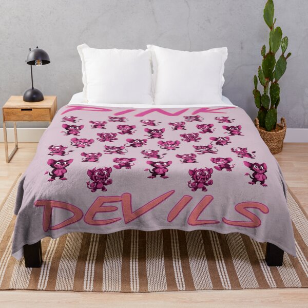 Item preview, Funny pink devils pattern design designed and sold by AlchemyColor.