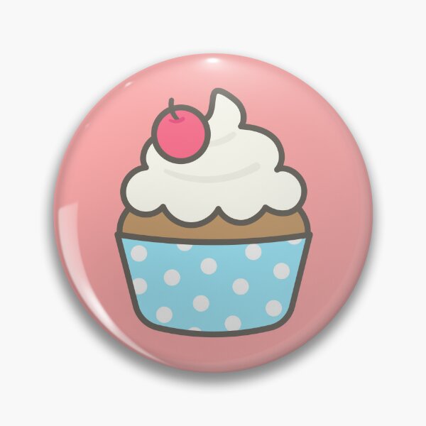 Item preview, Kids hand drawn kawaii birthday party cute elements set fresh cream cherry cupcake designed and sold by nuchz.