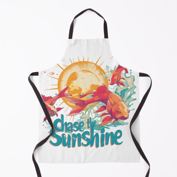 Item preview, Chasing the sun, Pisces, sun in retro style designed and sold by FinFriends.
