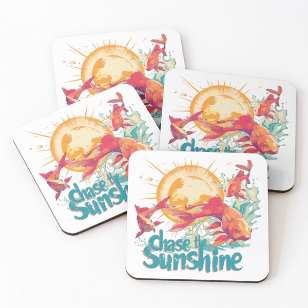 Item preview, Chasing the sun, Pisces, sun in retro style designed and sold by FinFriends.
