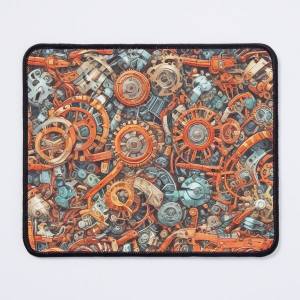 Item preview, Machinery simulation robotic design print designed and sold by Anshu3813.