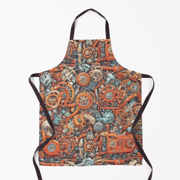 Item preview, Machinery simulation robotic design print designed and sold by Anshu3813.