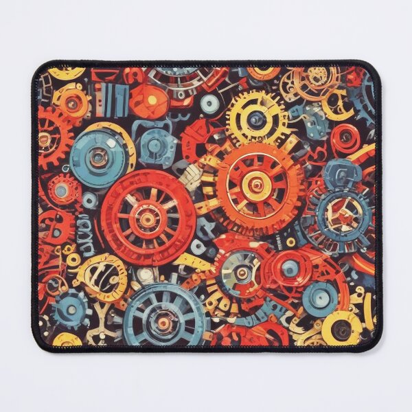 Item preview, Machinery simulation robotic design print designed and sold by Anshu3813.