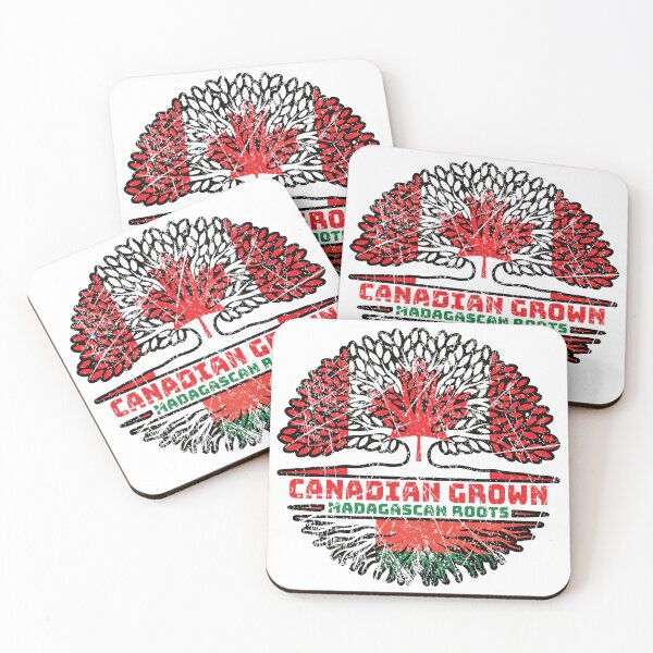 Item preview, Madagascar Madagascan Canadian Canada Tree Roots Flag designed and sold by FlagX.