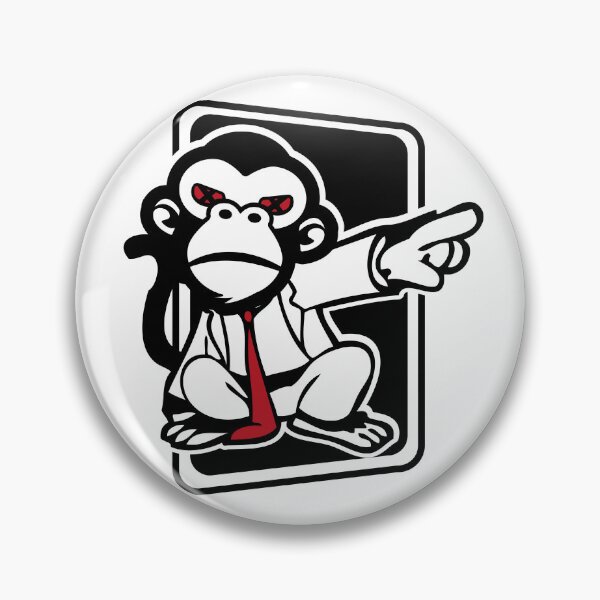 Item preview, aggressive monkey designed and sold by manuvila.