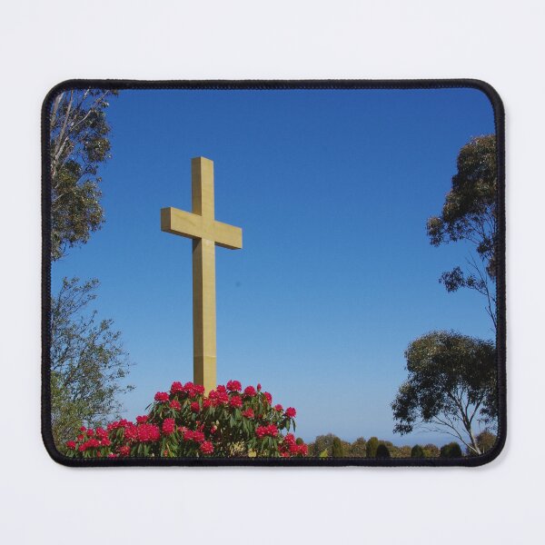 Item preview, War Memorial Cross, Mount Macedon, Australia designed and sold by lezvee.
