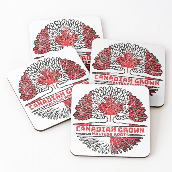 Item preview, Malta Maltese Canadian Canada Tree Roots Flag designed and sold by FlagX.