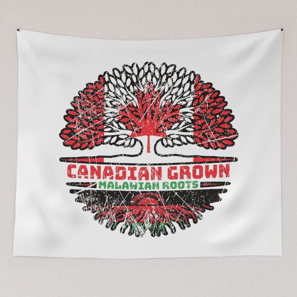 Item preview, Malawi Malawian Canadian Canada Tree Roots Flag designed and sold by FlagX.