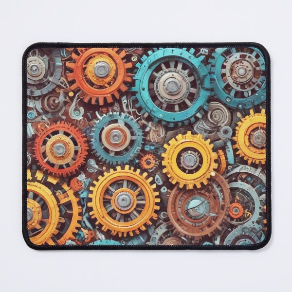 Item preview, Machinery simulation robotic design print designed and sold by Anshu3813.