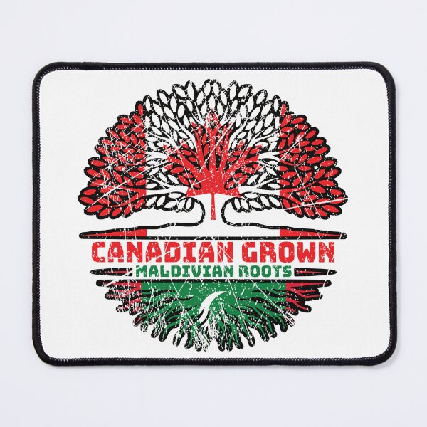 Item preview, Maldives Maldivian Canadian Canada Tree Roots Flag designed and sold by FlagX.