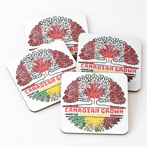 Item preview, Mali Malian Canadian Canada Tree Roots Flag designed and sold by FlagX.