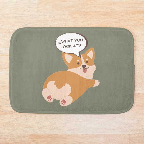 Aperçu de l'œuvre corgi beige et blanc créée et vendue par ed-design.