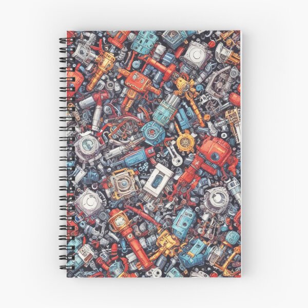Item preview, Machinery simulation robotic design print designed and sold by Anshu3813.