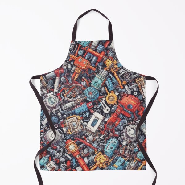 Item preview, Machinery simulation robotic design print designed and sold by Anshu3813.