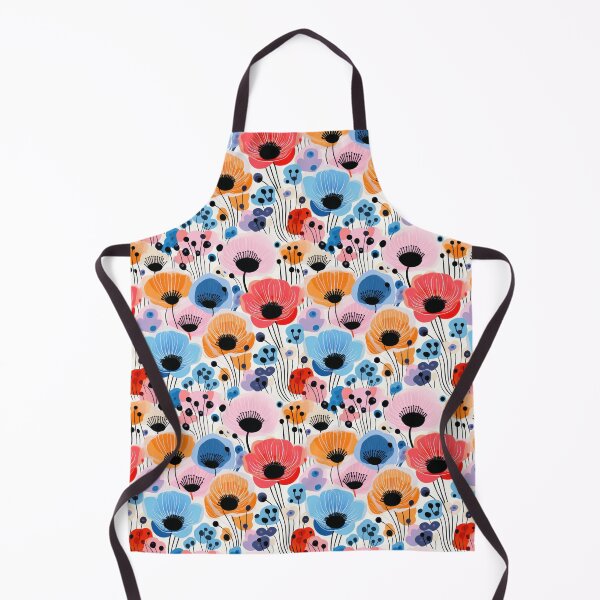 Item preview, A pattern with flowers in a retro minimalist style. Finnish minimalist flowers. Floral drawn pattern. designed and sold by SculpterioShop.