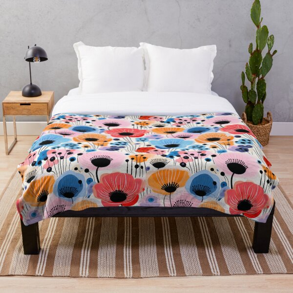Item preview,  A pattern with flowers in a retro minimalist style. Finnish minimalist flowers. Floral drawn pattern. designed and sold by SculpterioShop.