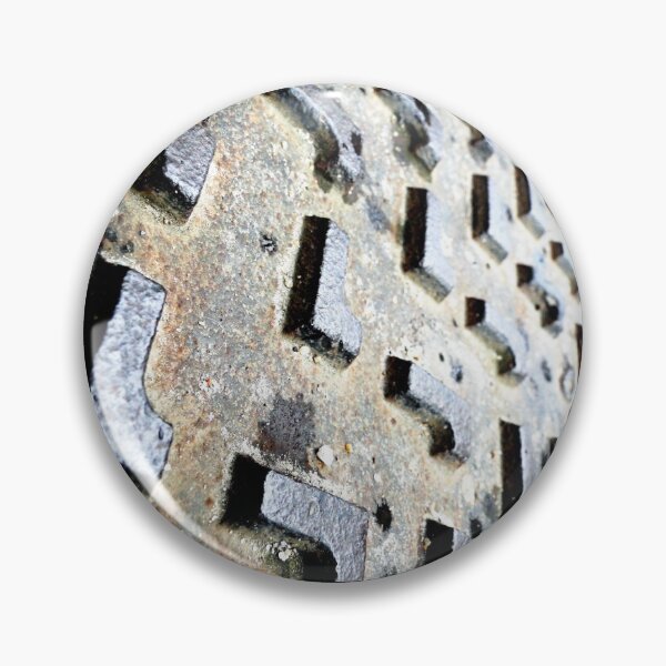 Item preview, Abstract metal facade macro photography designed and sold by Carré Comme Orange.
