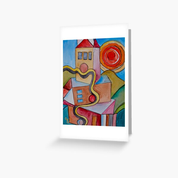 My City Greeting Card