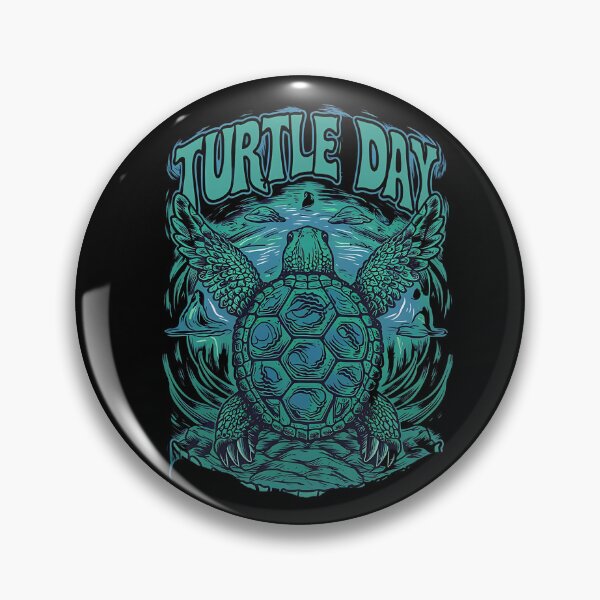 Artikelvorschau, Turtle Day - blaues und grünes schwimmendes Meeresschildkröten-Kunstdesign entworfen und verkauft von Jt41.