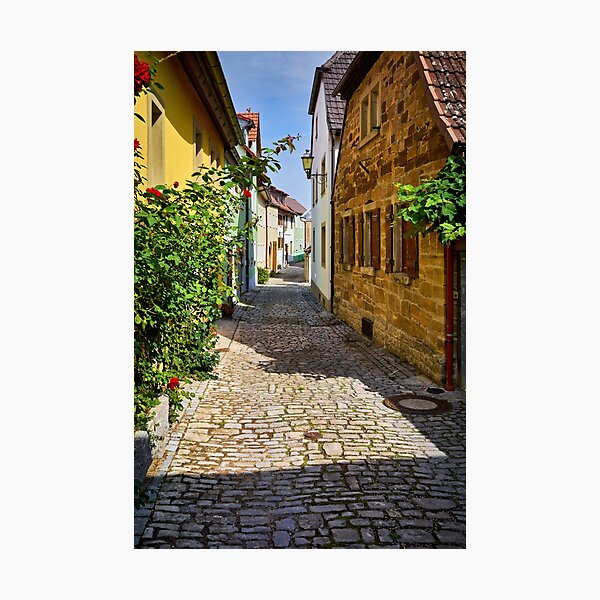 Item preview, A romantic alley in Prichsenstadt designed and sold by MICHAEL KNIERIEME - PHOTOGRAPHY.