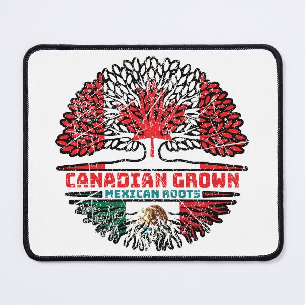Item preview, Mexico Mexican Canadian Canada Tree Roots Flag designed and sold by FlagX.