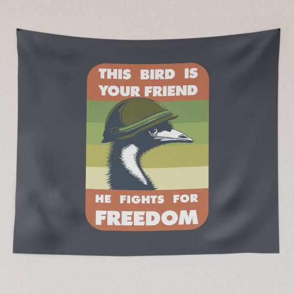 Item preview, Great Emu War - This Bird Fights for you! designed and sold by BRU Design.