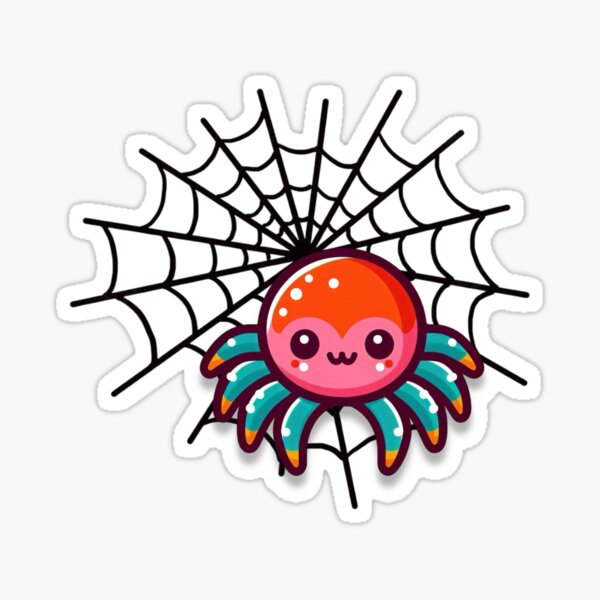 Item preview, Spider, cute, bright, eight legs, round eyes designed and sold by mestyle4642.