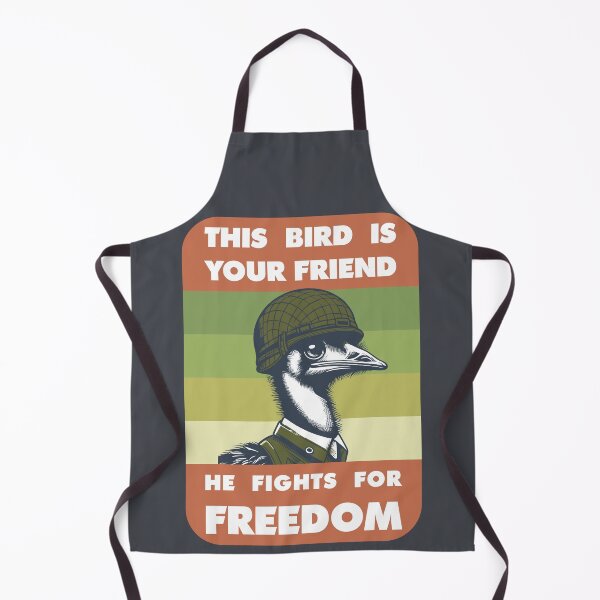 Item preview, Great Emu War - This Bird Fights for Freedom! designed and sold by BRU Design.