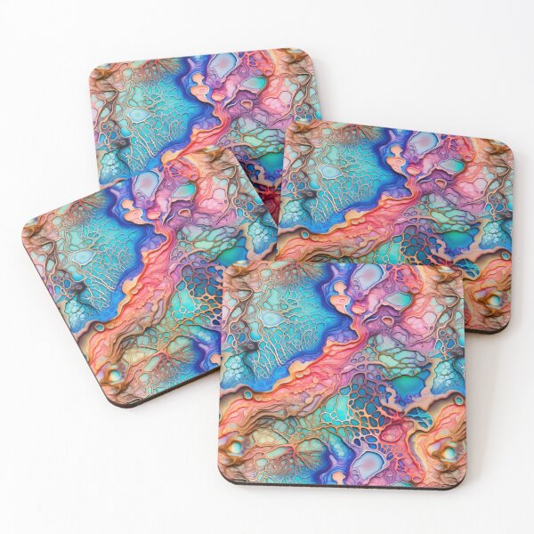 Item preview, Abstract liquid pattern. Multicolored substance under the microscope. Bright colorful psychedelic drawing. designed and sold by SculpterioShop.