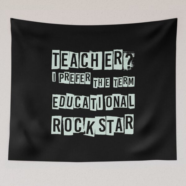 Item preview, Teacher Educational Rockstar, Cool Teachers Gift designed and sold by Bronby.