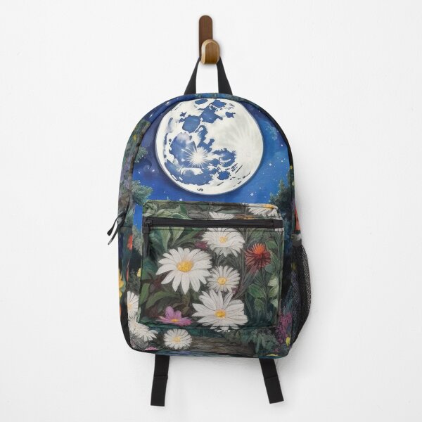 Item preview, Midnight English Garden Under a Full Moon designed and sold by darkskydelights.