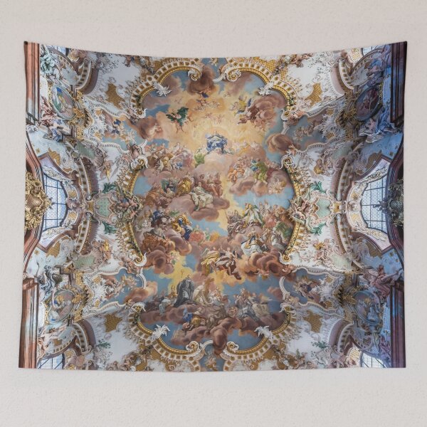 Item preview, Assumption of Mary - Wilhering Abbey Church Ceiling Mural 1741 designed and sold by Onodera.