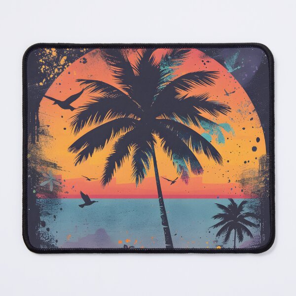 Item preview, Tropical palm beach designed and sold by SunMoonMilk.