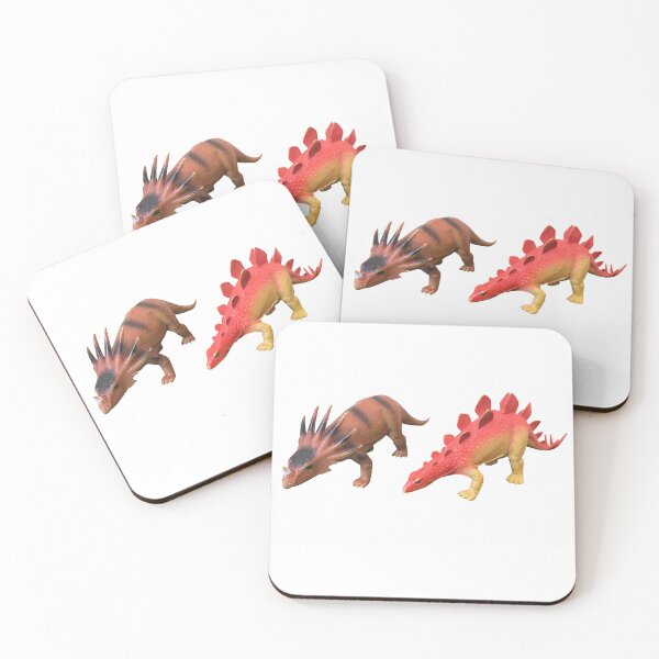 Item preview, Two sad plastic dinosaur toys designed and sold by AmazingTrinkets.