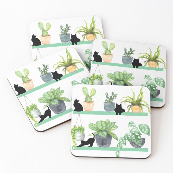 Item preview, Plants and Cats lovers cute funny gifts for Plants and Cats lovers designed and sold by Wiss2Arts.