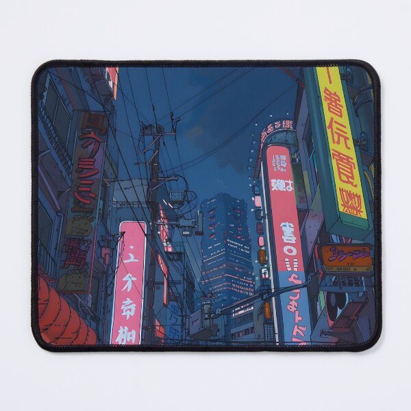 Item preview, Anime city at night designed and sold by SunMoonMilk.