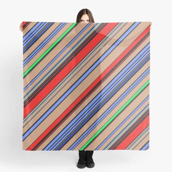 Abstract stripes Scarf
