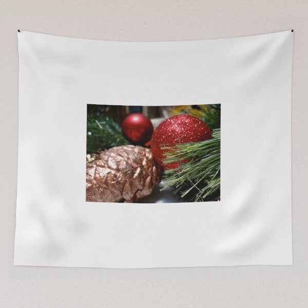 Item preview, Bronzed and Red Christmas Pine Cone and Decoration designed and sold by exploramum.